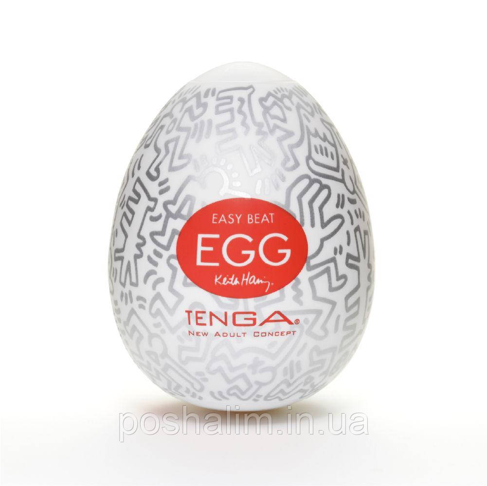 Мастурбатор яйце Tenga Keith Haring EGG Party, фото 1