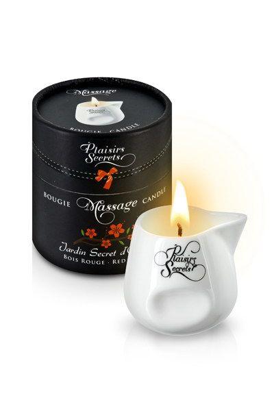 Масажне масло свічка Plaisirs Secrets Red Wood (80 мл)