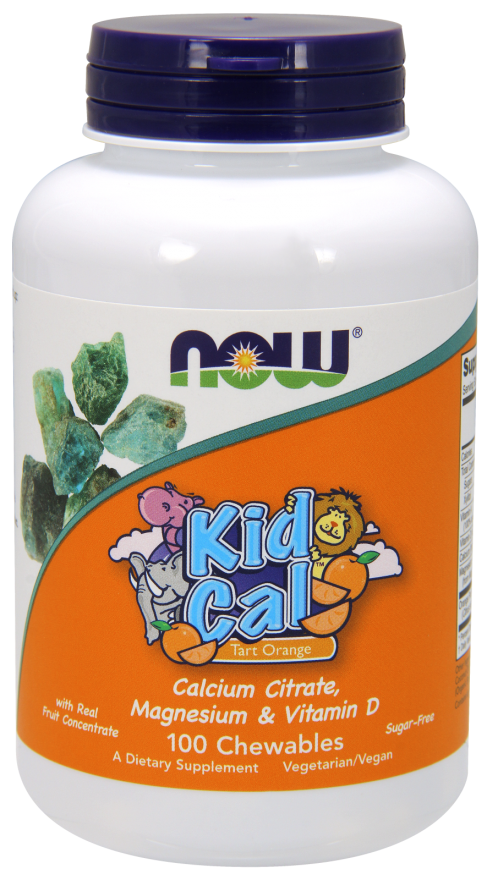 Now Kid Cal 100 chewables