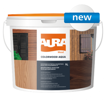 Декоративно-захисний засіб для деревини Aura ColorWood Aqua (Аура Колорвуд аква) твк 2,5 л.