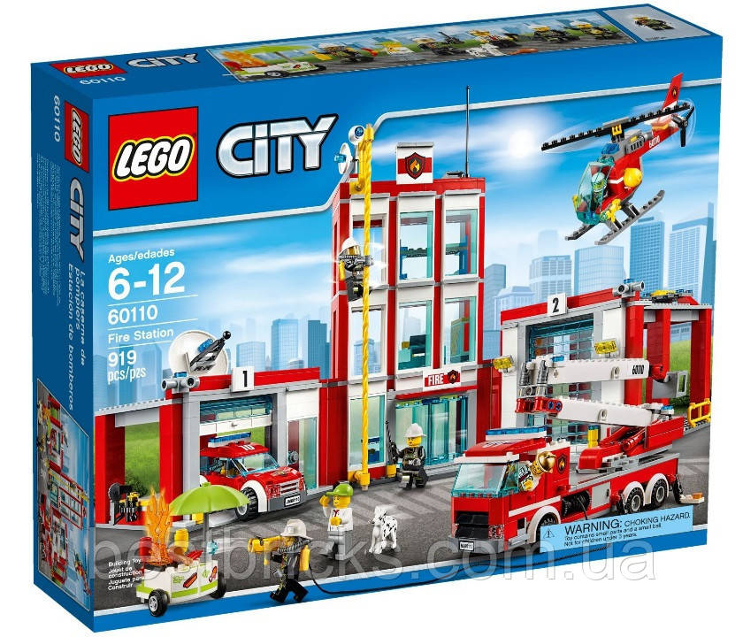 Lego City пожежна частина 60110