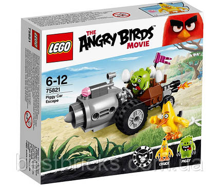 Lego Angry Birds Побігти на автомобілі свинок 75821