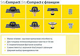 Горизонтальний балконний трап із бітумним фартухом Ду70 SitaCompact, фото 4