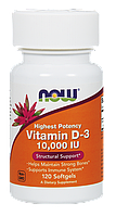 Now Vitamin D-3 10000 IU 120 softgel