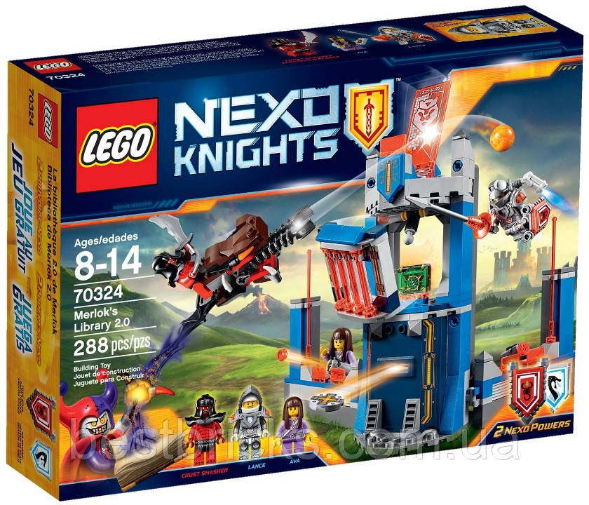 Lego Nexo Knights Библиотека Мерлока 2.0 70324 (ID#781267454.
