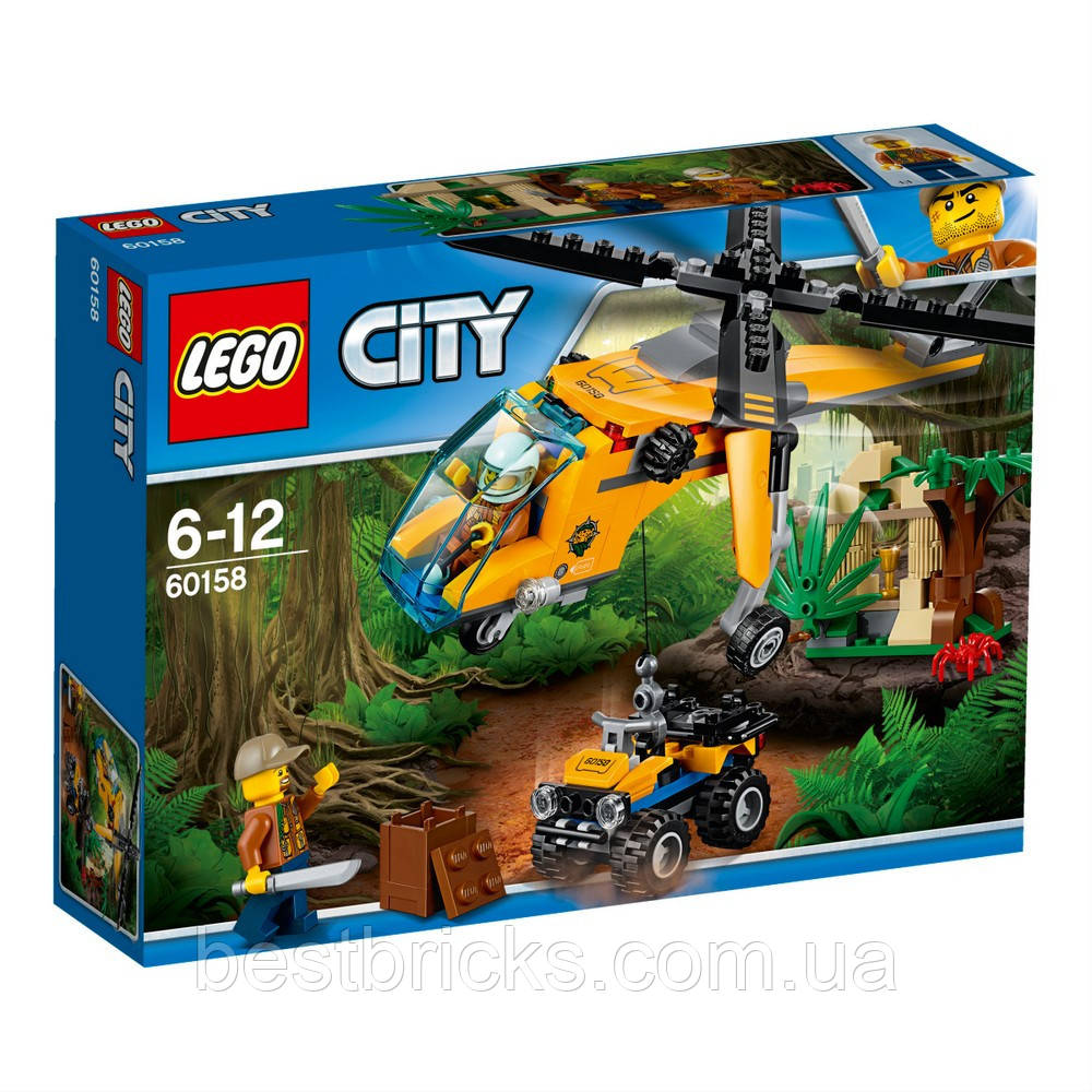 Lego City Джунглі: Грузовий вертоліт дослідників джунглів 60158, фото 1