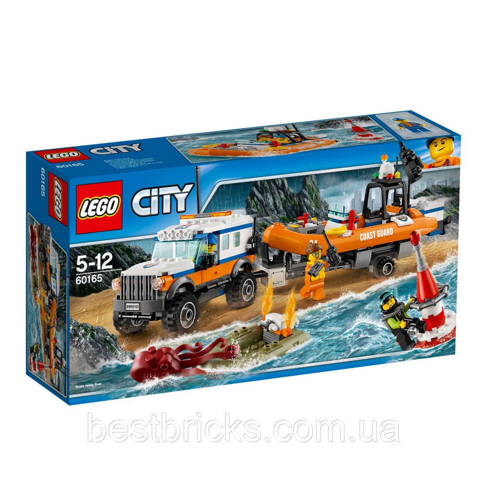 Lego City Позашляховик 4х4 команди швидкого реагування 60165