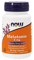 Now Melatonin 5 mg 60 veg caps