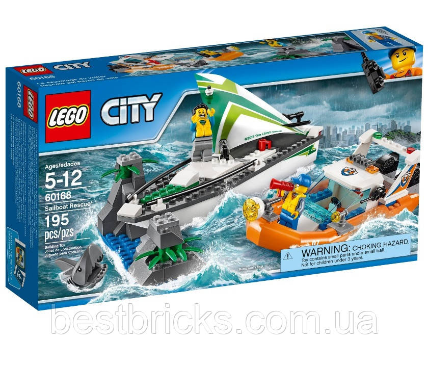 Lego City Дія по порятунку парусного човна 60168, фото 1