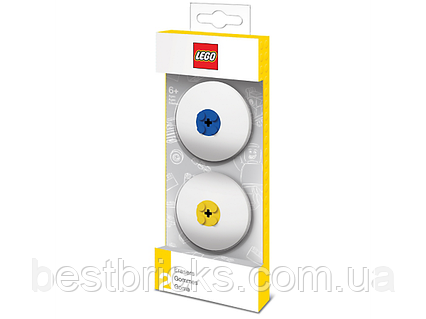 Lego Набір стиральних гумок (блакитна та жовта) 5005108