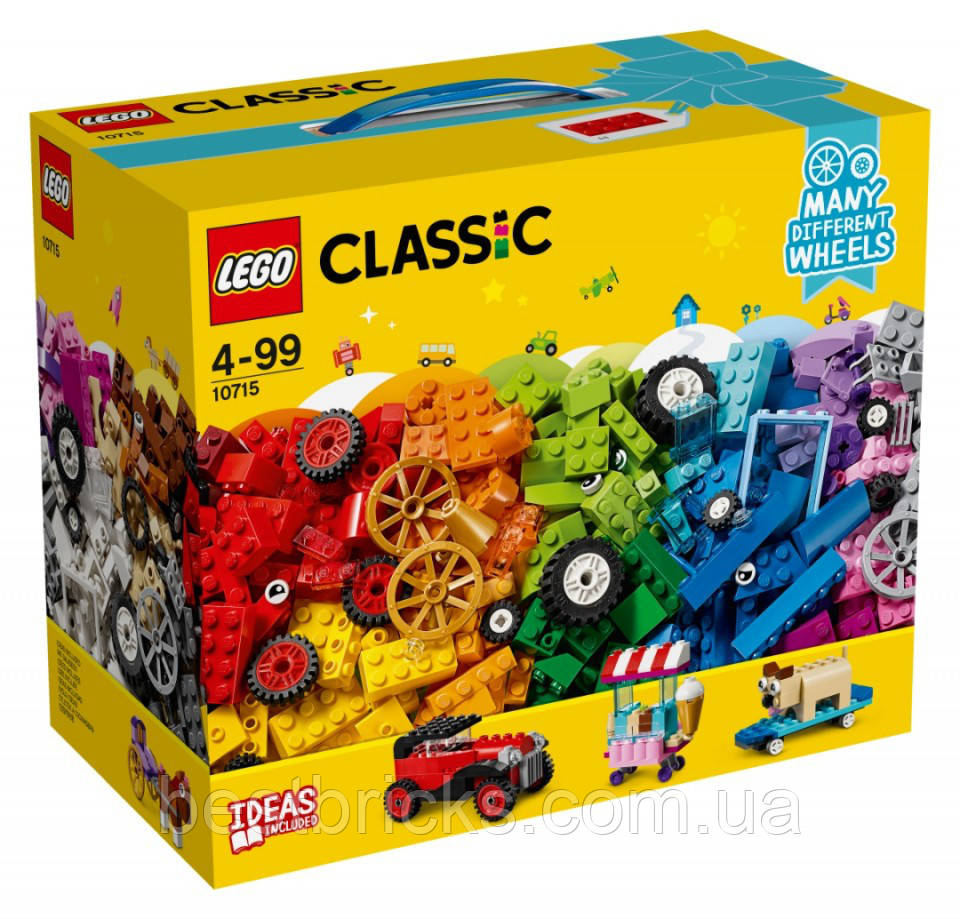 Lego Classic Кубики і колеса 10715
