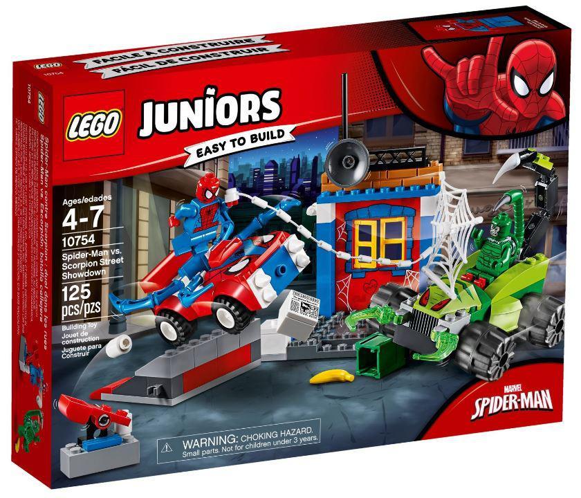 Lego Juniors вирішальний бій Людини-павука проти Скорпіона 10754