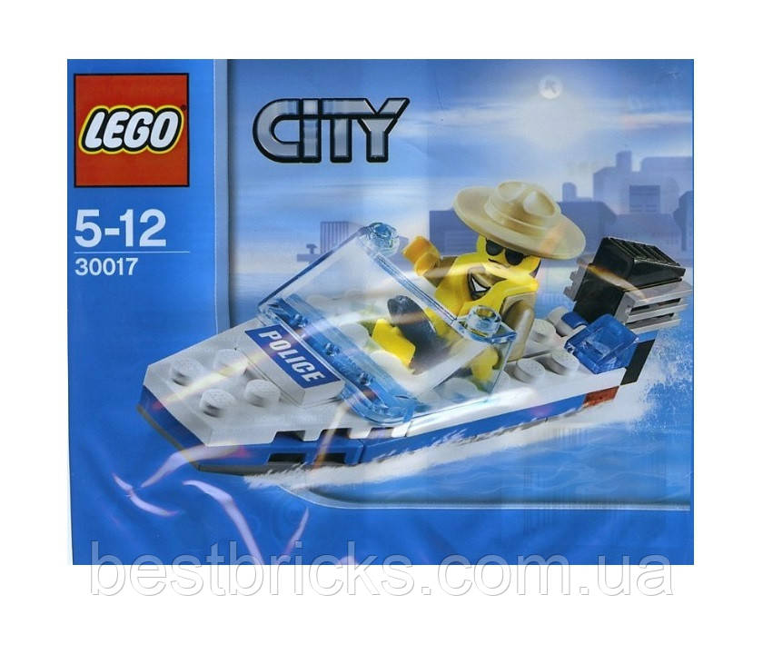 Lego City Поліцейський катер 30017, фото 1