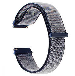 Нейлоновий ремінець для годинника Samsung Galaxy Watch 42 mm (SM-R810) - Navy Blue