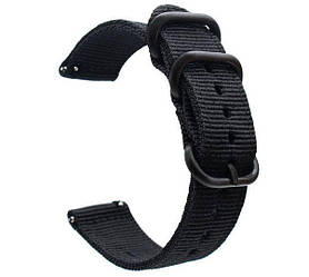 Нейлоновий ремінець Primo Traveller для годинника Samsung Galaxy Watch 46 mm SM-R800 - Black