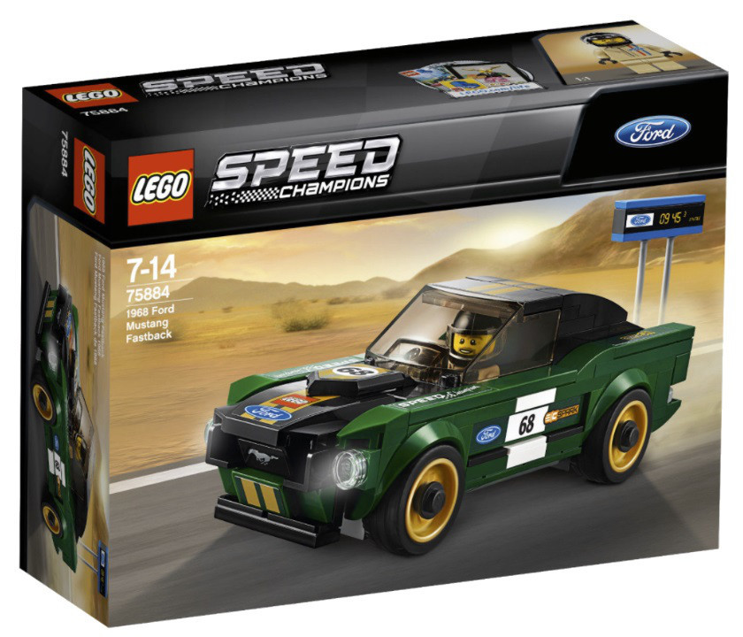 Lego Speed Champions 1968 Форд Мустанг Фастбек 75884