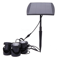 Підводний світильник на сонячній батареї АМФІБІЯ ТРІО Білий