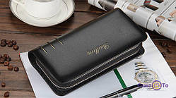 Чоловічий гаманець портмоне Baellerry Business S6111 Black