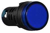 Арматура світловихідна AD22-22DS, синя 220 В АC, Аско, A0140030152