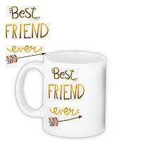 Чашка з принтом Best friend ever 330 мл (KR_FR007)