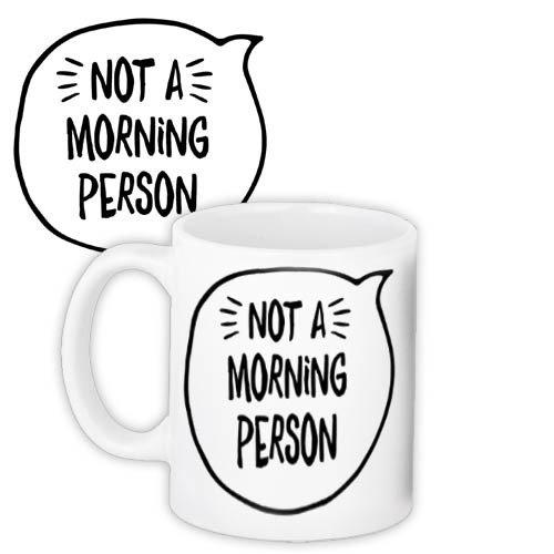 Кружка з принтом Happy Not a morning person (KR_18J033)