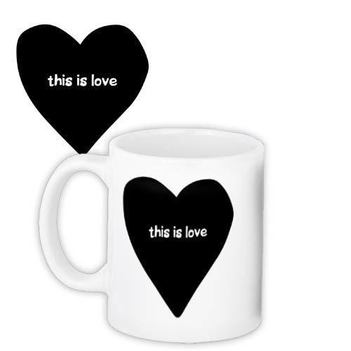 Кружка с принтом This is love 330 мл (KR_18J055)