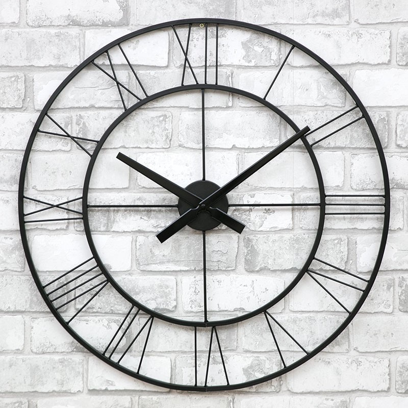 Годинник настінний металевий у стилі лофт — Napoli 60