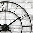 Годинник настінний металевий у стилі лофт — Napoli 60, фото 2