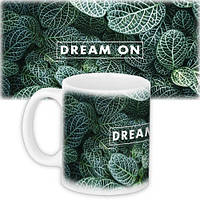 Чашка з принтом Dream on 330 мл (KR_ORG023)