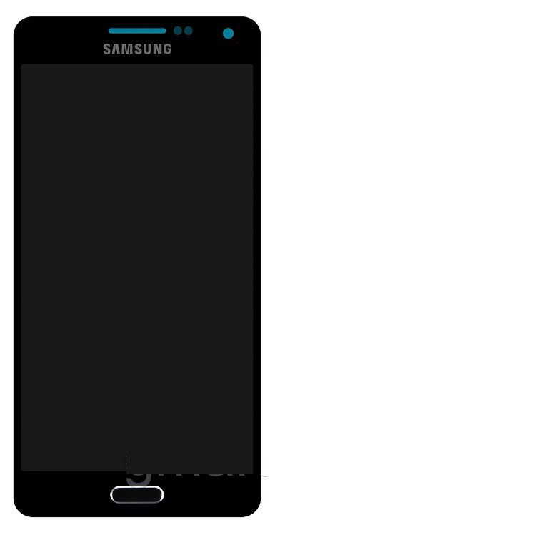 Дисплей (екран) для Samsung A500F Galaxy A5, A500FU Galaxy A5, A500M Galaxy A5 + тачскрін, чорний, без регулювання