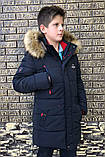 Зима довга куртка для хлопчика КЗМ-54A (38-42р), фото 2