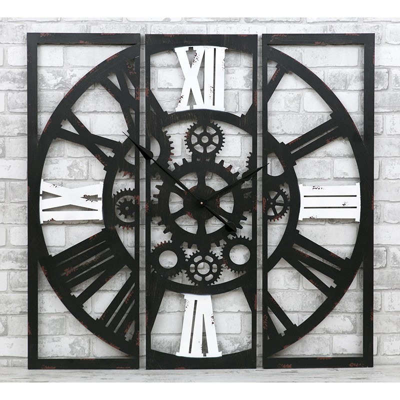 Годинник настінний металевий у стилі лофт — Gothic 100