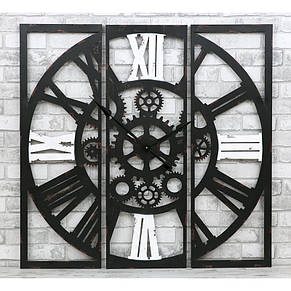 Годинник настінний металевий у стилі лофт — Gothic 100, фото 2