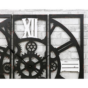 Годинник настінний металевий у стилі лофт — Gothic 100, фото 3