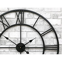 Годинник настінний металевий у стилі лофт — Milano 76, фото 3