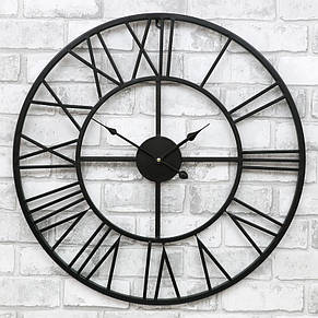 Годинник настінний металевий у стилі лофт — Milano 60, фото 2