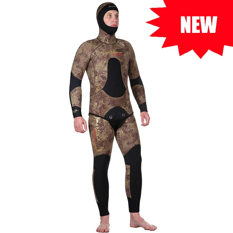Гідрокостюм для підводного полювання MARLIN Camoskin Oliva 7 мм