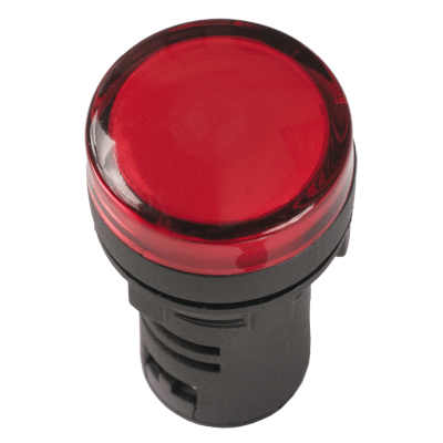 Лампа AD16DS LED-матриця d16мм червоний 24В AC/DC ІЕК