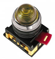 Лампа AL-22 сигнальна d22мм жовтий неон/240В циліндр ІЕК