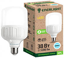 Лампа LED ENERLIGHT HPL 38Вт 6500K 3200lm. Е27 - Е40