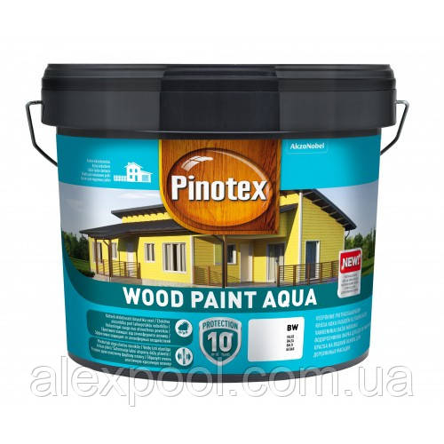 PINOTEX WOOD PAINT AQUA Фарба на водній основі для дерев'яних фасадів тонув.база, ВС 8,37 л