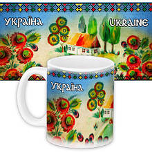 Кружка з принтом Україна 330 мл (KR_UKR039)