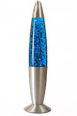 Лава лампа з блискітками Гліттер 43 см Синя LL007