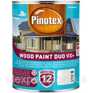 PINOTEX WOOD PAINT DUO VX+ олійна фарба BW, білий 2,5 л