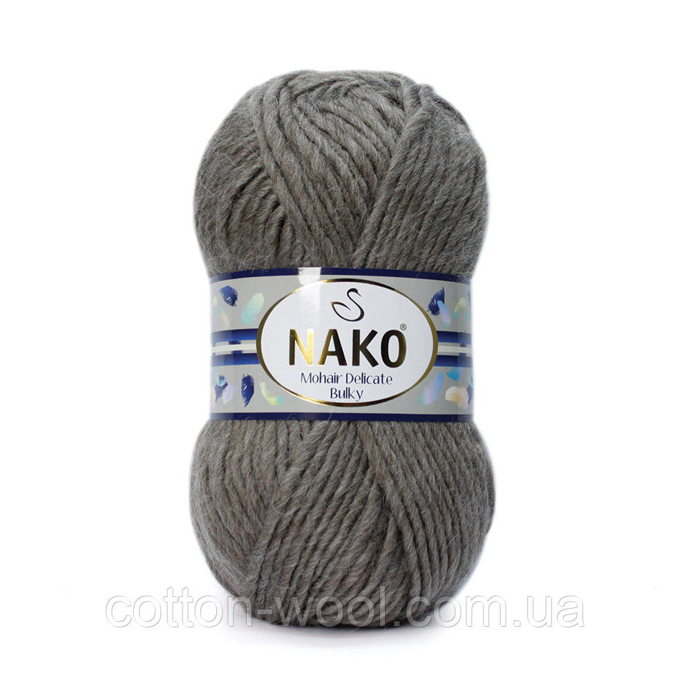 Mohair Delicate Bulky (Мохер Делікате Балки) 5%- мохер, 10% — вовна, 85% — акрил 23345