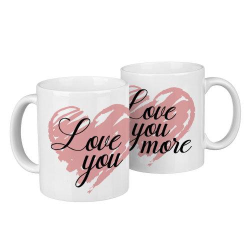 Парні чашки для двох Love you, love you more 330 мл (KR2_18A004)