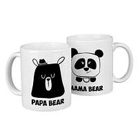 Парні чашки для двох Papa bear, mama bear 330 мл (KR2_18A022)