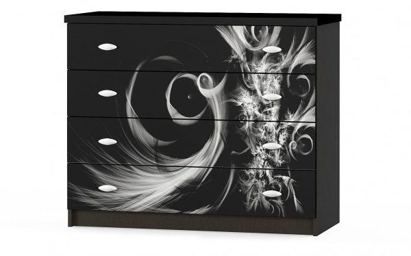 Комод в спальню з ДСП 4Ш Єва Мебель Сервіс, фото 1