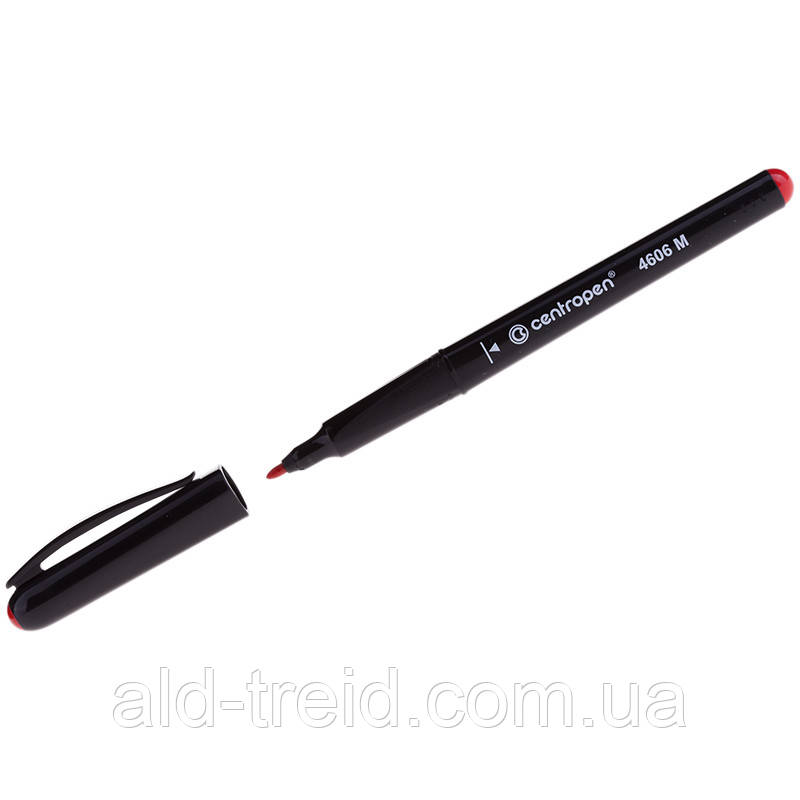 Маркер перманентний Centropen CD-pen 2606/4606 червоний