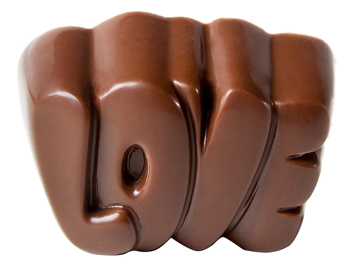 Форма для шоколаду Love 33x22,5x16 мм Chocolate World 1744 CW